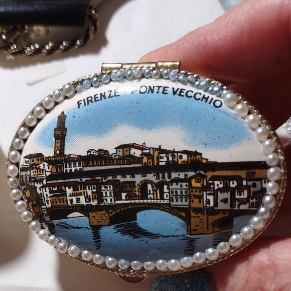 Firenze Ponte Vecchio Scene Trinket Case - Picture 11 of 13